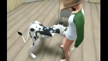 Cow furry milked yiff